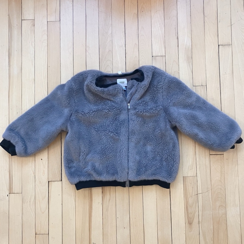 Kipp Children’s Gray Faux Fur Jacket